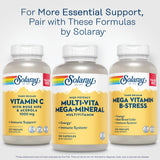 SOLARAY Ultimate Multivitamin for Men and Women on a wooden table