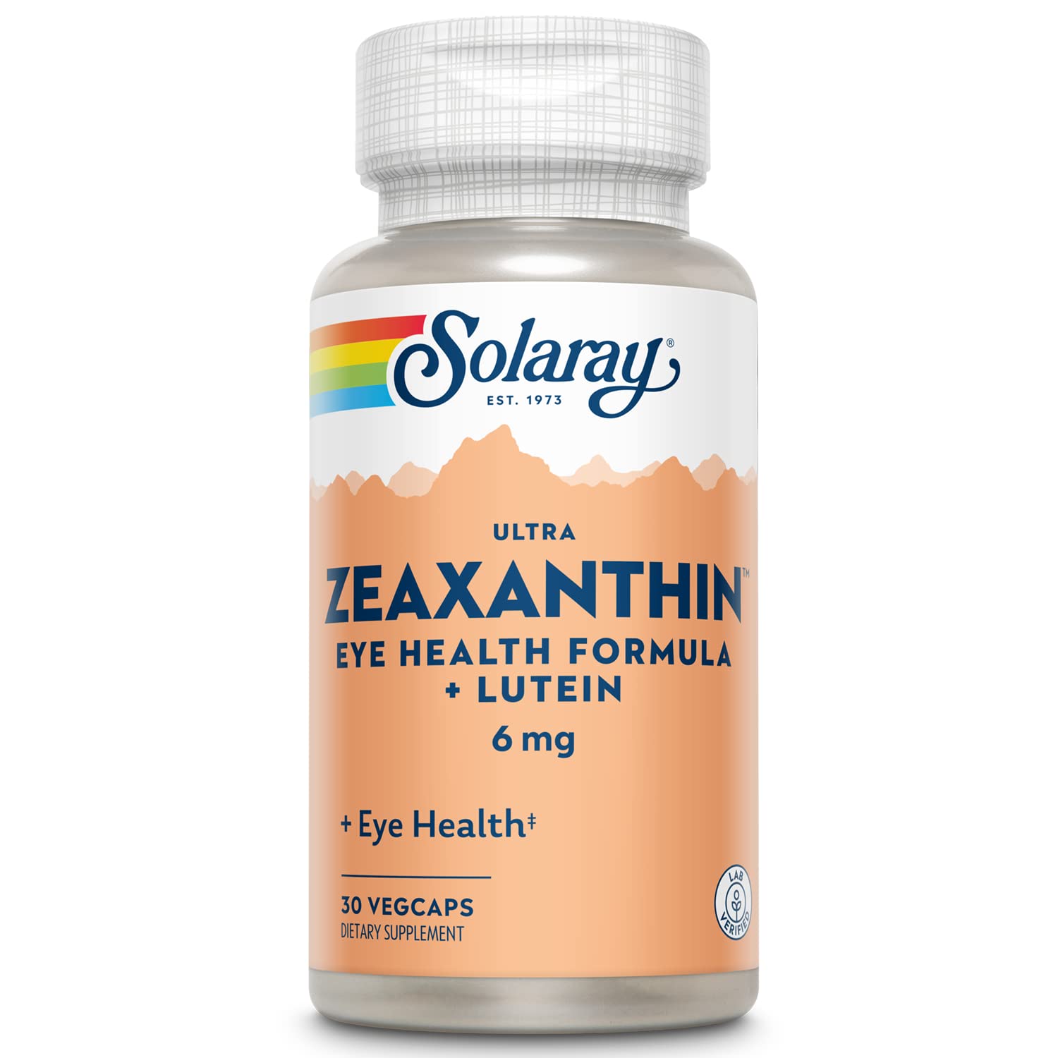 SOLARAY Ultra Zeaxanthin 30 VegCaps front view
