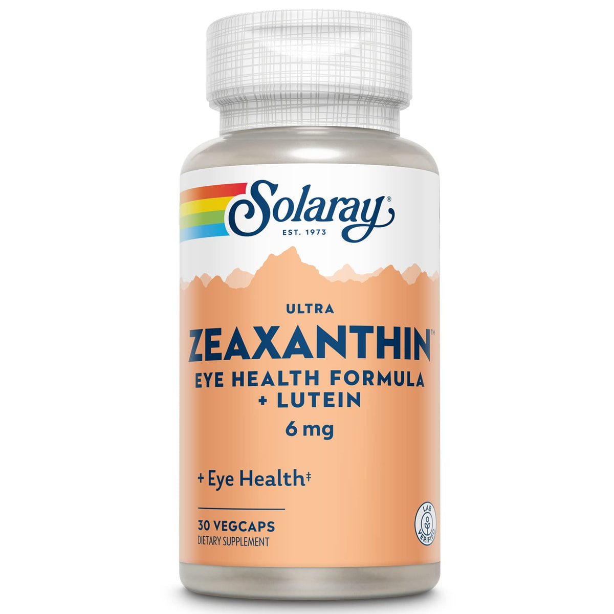 SOLARAY Ultra Zeaxanthin 30 VegCaps front view