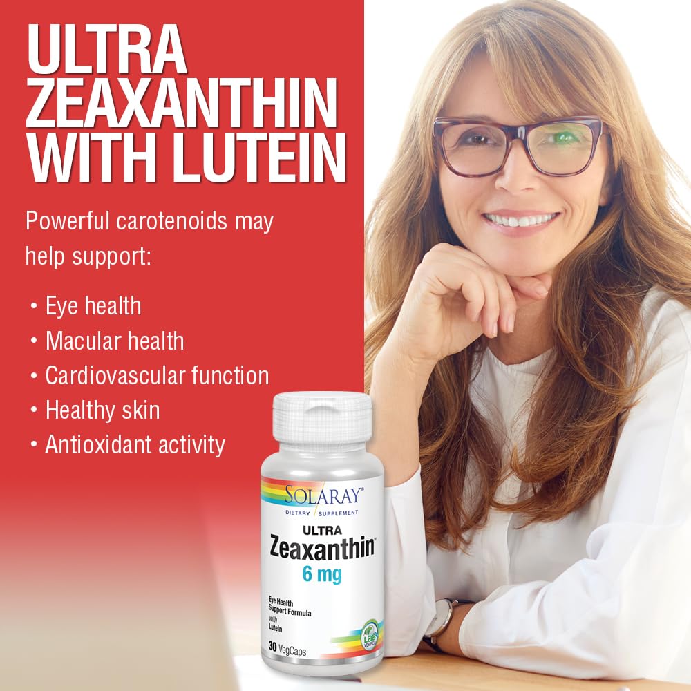SOLARAY Ultra Zeaxanthin ingredients list