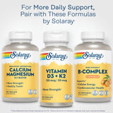 SOLARAY Vitamin B Complex chewable tablets with fresh oranges
