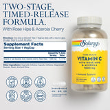 SOLARAY Vitamin C 1000 mg bottle side view