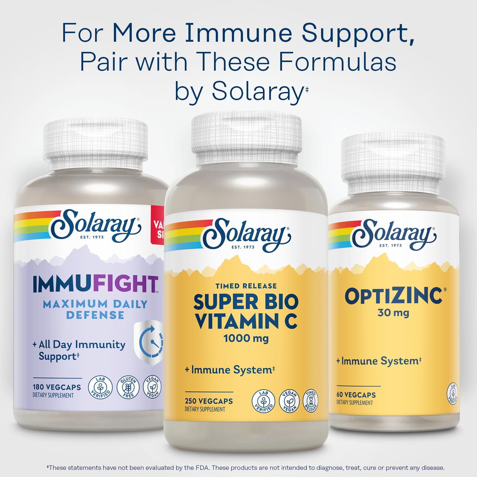SOLARAY Vitamin C 1000 mg Time Release Capsules ingredients list