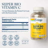 SOLARAY Vitamin C 1000 mg Time Release Capsules side view