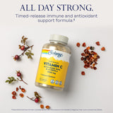 SOLARAY Vitamin C 1000mg Timed-Release Capsules bottle with label