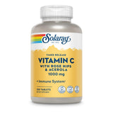 SOLARAY Vitamin C 1000mg Timed-Release Capsules front view