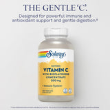 SOLARAY Vitamin C 500mg capsules bottle with label