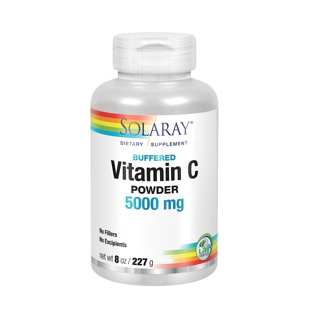 SOLARAY Vitamin C Powder 290g front view