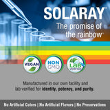 SOLARAY Vitamin C Powder 290g on a kitchen counter