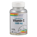 SOLARAY Vitamin C with Rose Hips and Acerola 100g front view
