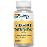 SOLARAY Vitamin E 400 IU softgel front view