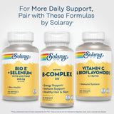 SOLARAY Vitamin E 400 IU Softgels packaging dimensions on a table