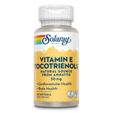 SOLARAY Vitamin E Tocotrienols ingredients list