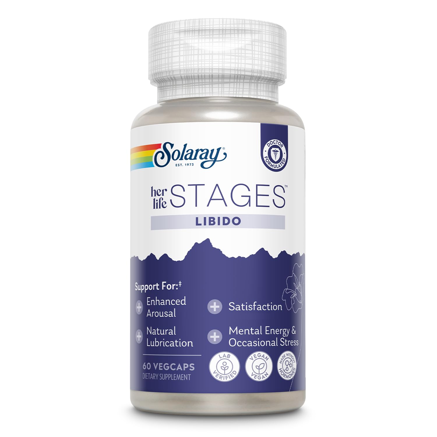 SOLARAY Women's Arousal Support Supplement front view