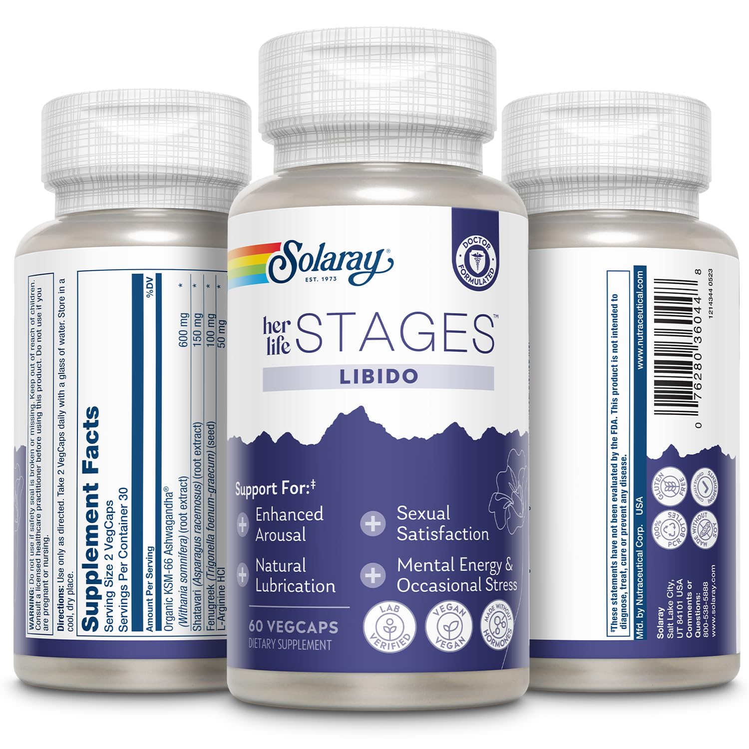 SOLARAY Women's Arousal Support Supplement in a lifestyle setting