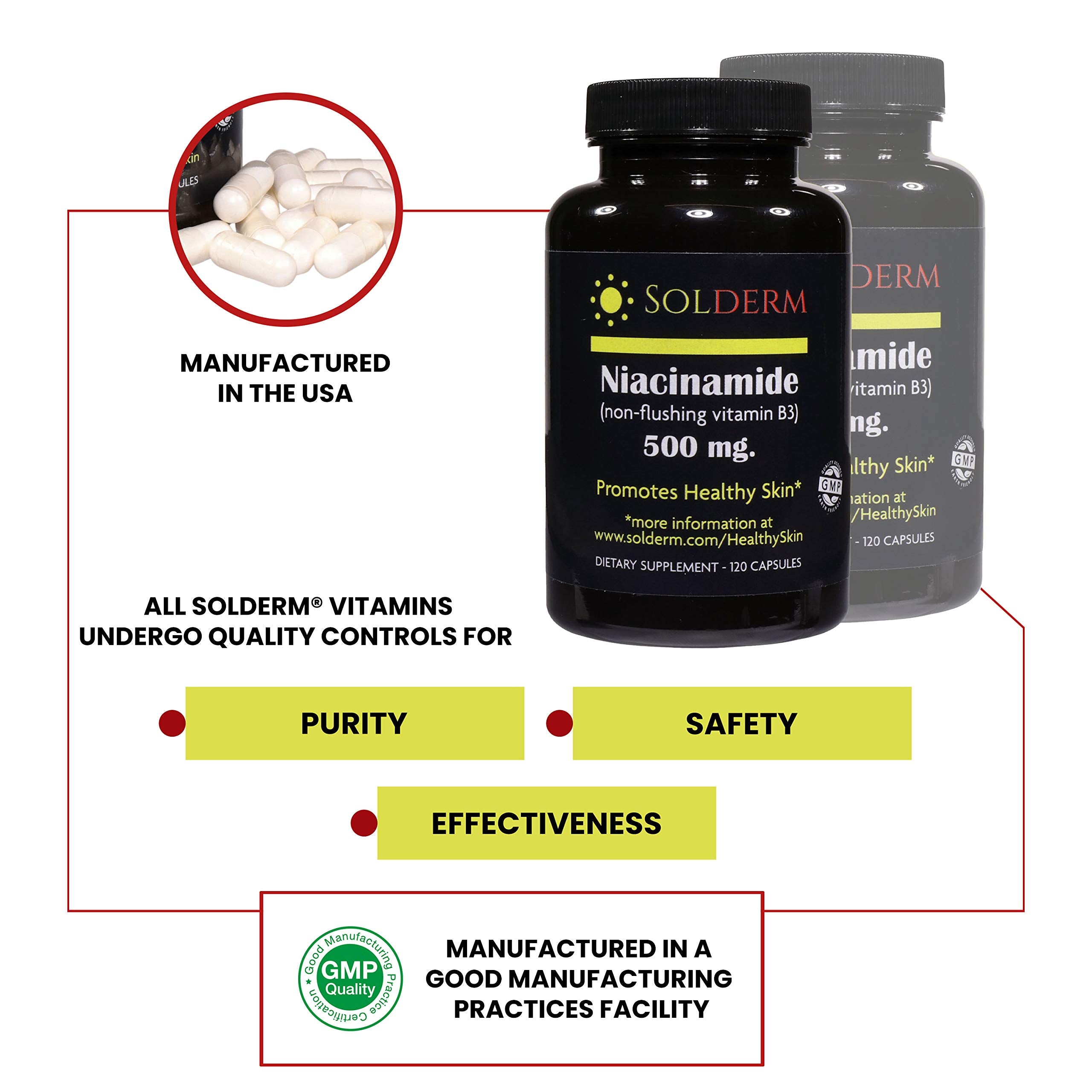 SOLDERM Niacinamide B3 Capsules close-up