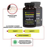 SOLDERM Nicotinamide B3 & D3 Capsules close-up of capsules