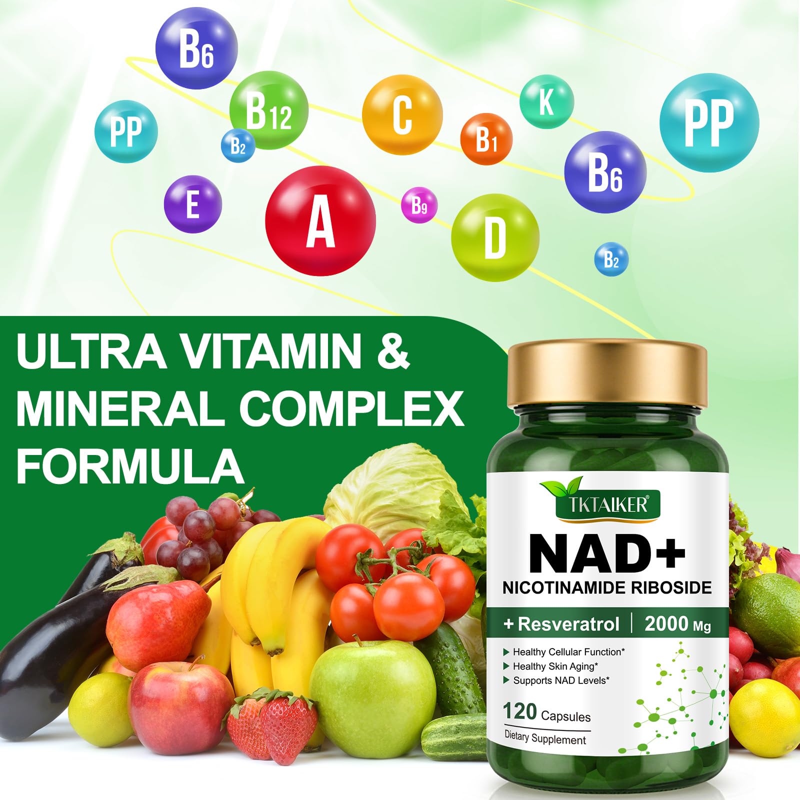 SOLEMEONY NAD+ Supplement 2000 mg Extra Strength packaging