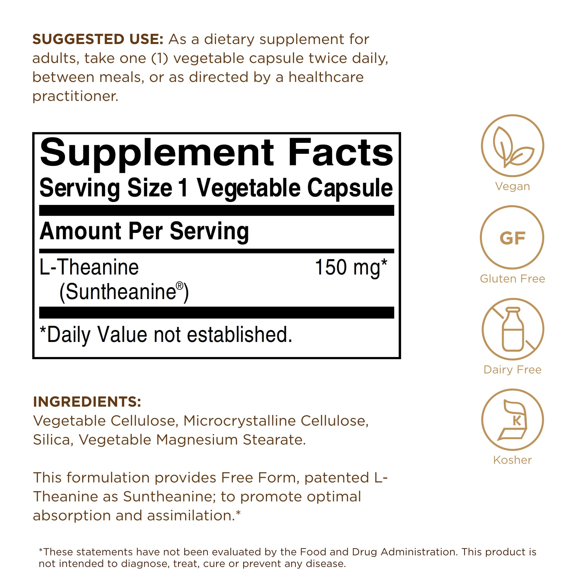 Solgar 5-HTP 100mg capsules side view