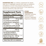Solgar 5-HTP bottle with label details