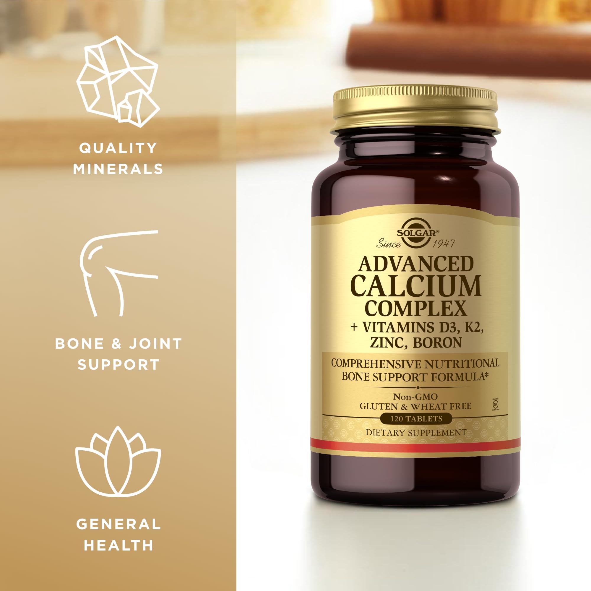 Solgar Advanced Calcium Complex 1025g capsule close-up