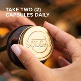 Solgar Advanced Collagen Builder 181g side view showing capsule size
