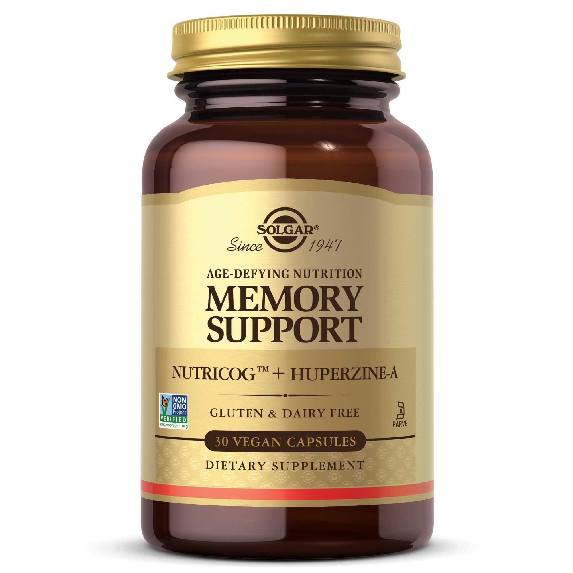 Solgar Age-Defying Memory Support 120g bottle with label