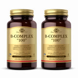 Solgar B-Complex 100 Capsules front view with packaging