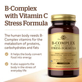 Solgar B-Complex with Vitamin C 369g side view