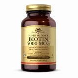 Solgar Biotin 5000 mcg capsules front view