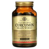 Solgar Brain Works Curcumin Supplement back view