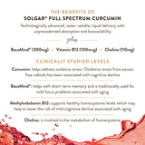 Solgar Brain Works Curcumin Supplement packaging