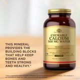 Solgar Calcium 567g back view showing ingredients