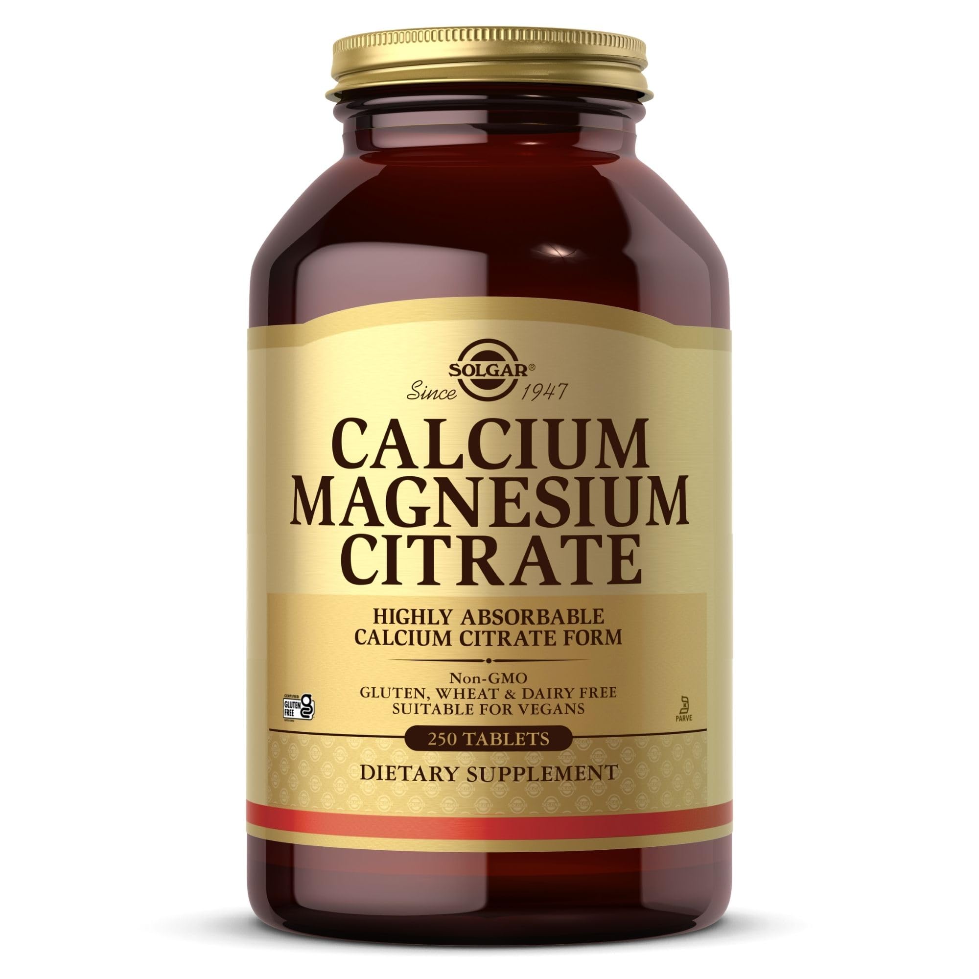 Solgar Calcium Magnesium Citrate 658g front view