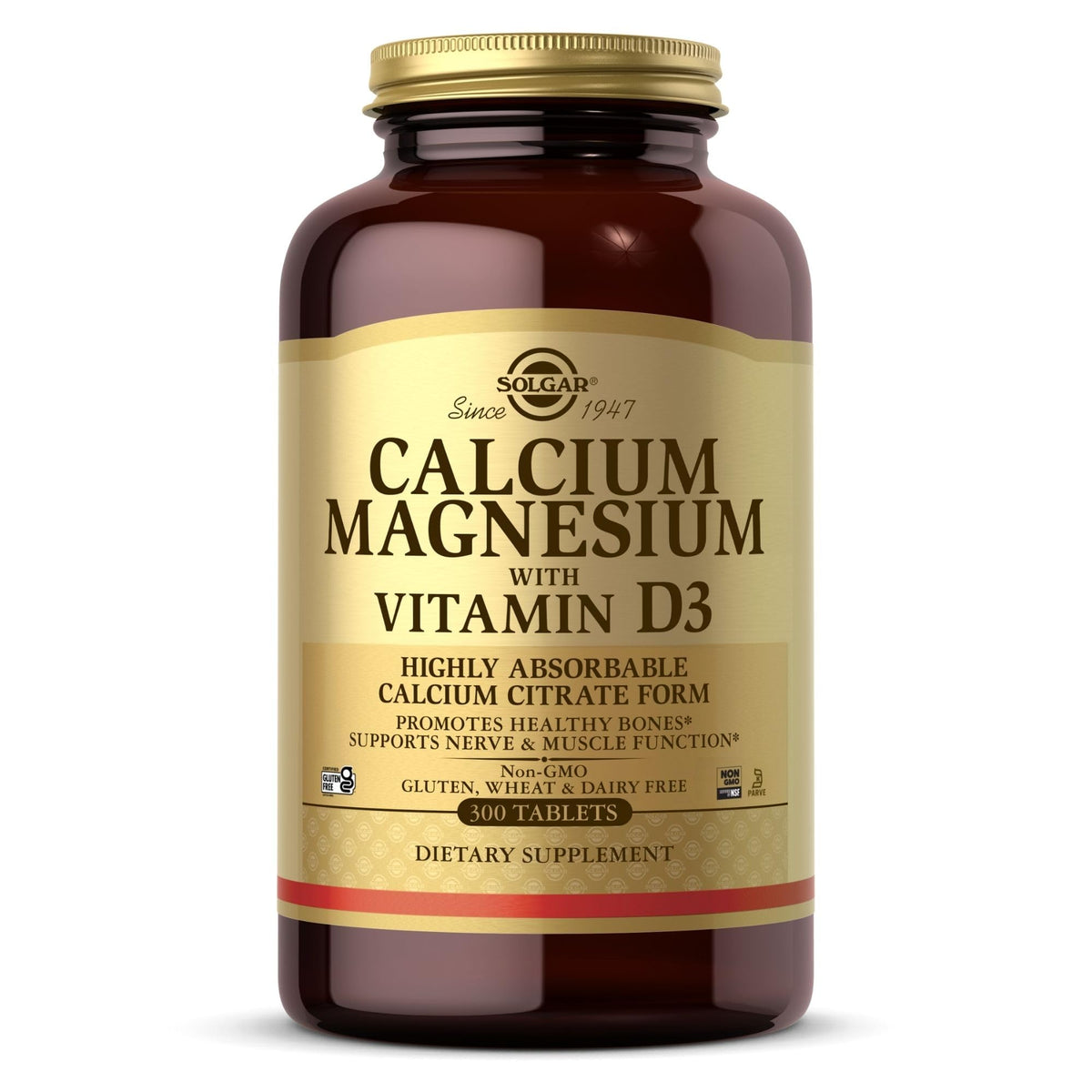 Solgar Calcium Magnesium with Vitamin D3 762g front view