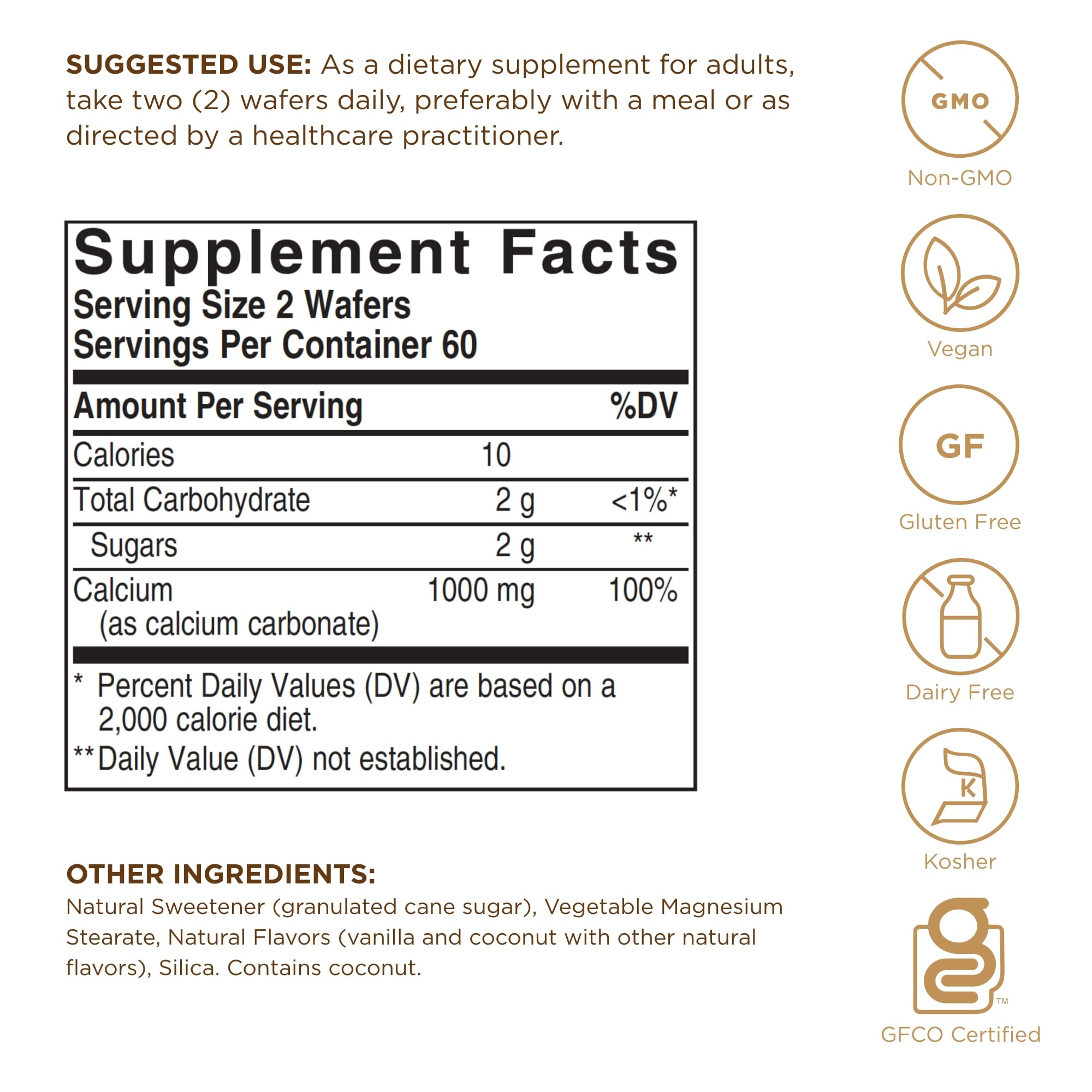 Solgar Calcium Supplement 1633g packaging