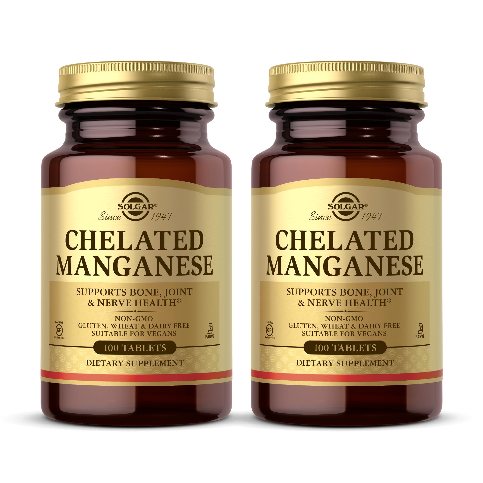 Solgar Chelated Manganese 281g front view of packaging