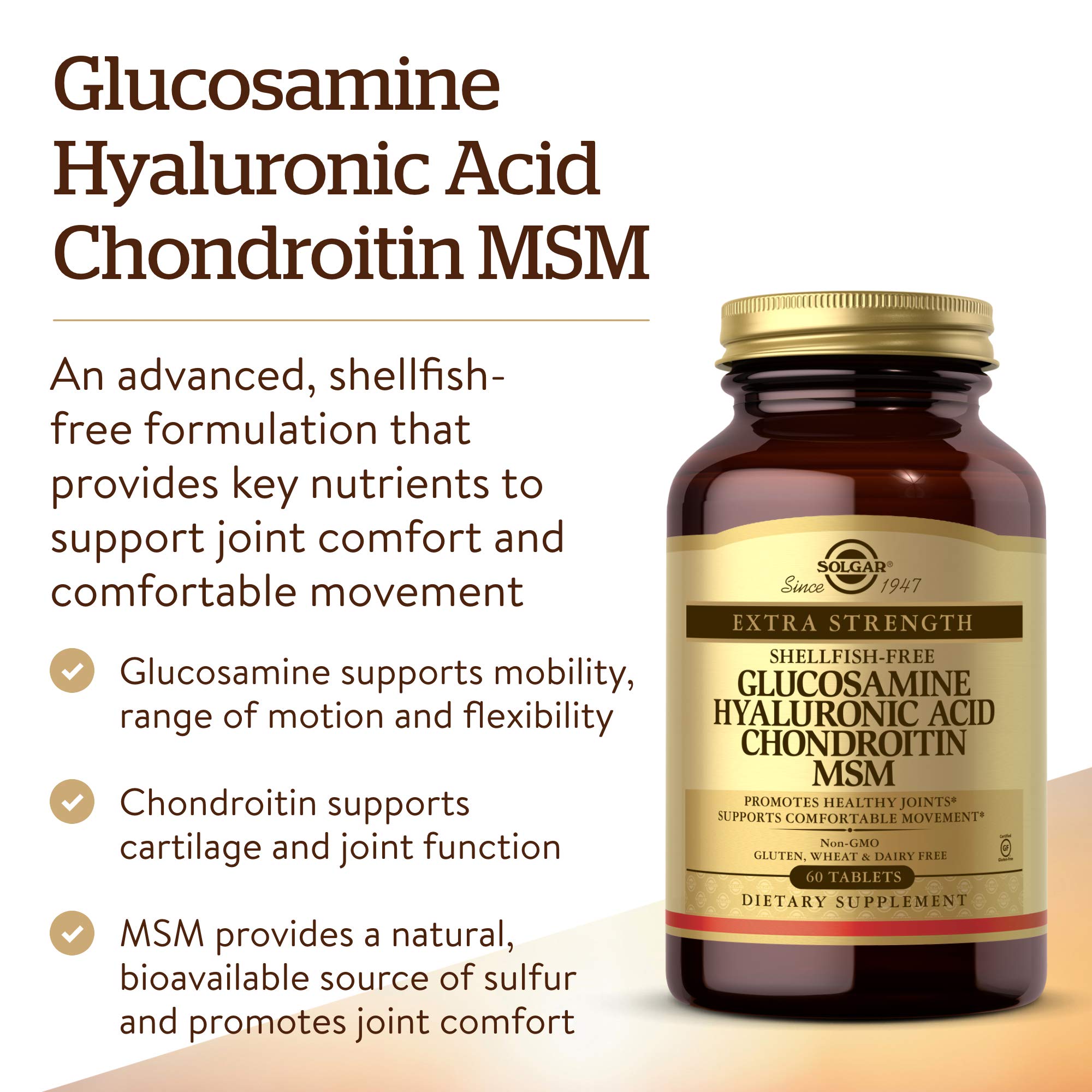 Solgar Chondroitin with Glucosamine and MSM in a lifestyle setting