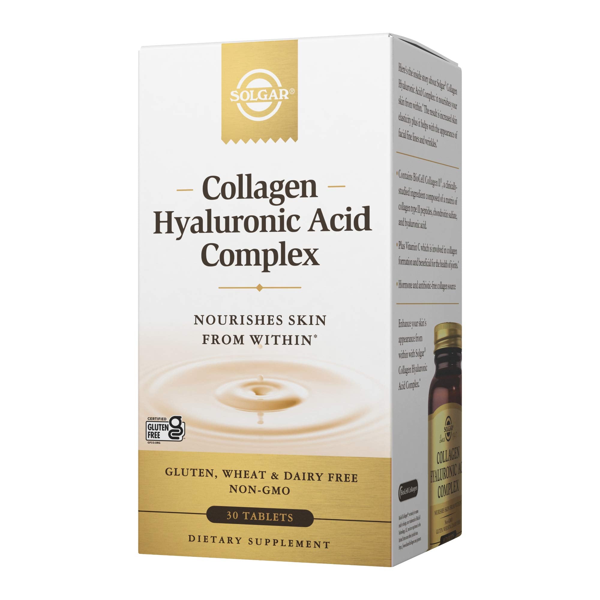 Solgar Collagen Hyaluronic Acid Complex 140g front view