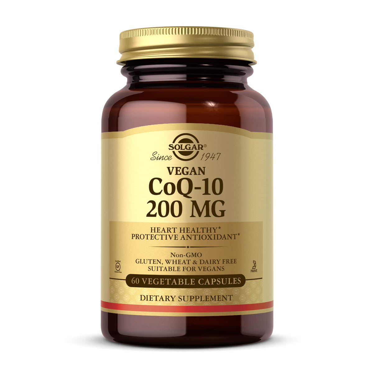 Solgar CoQ10 100mg Vegetarian Capsules front view