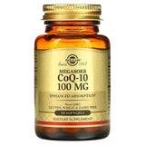 Solgar CoQ10 Softgels 100mg softgel close-up