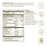 Solgar Ester-C Plus 1000 mg Vitamin C Tablets side view