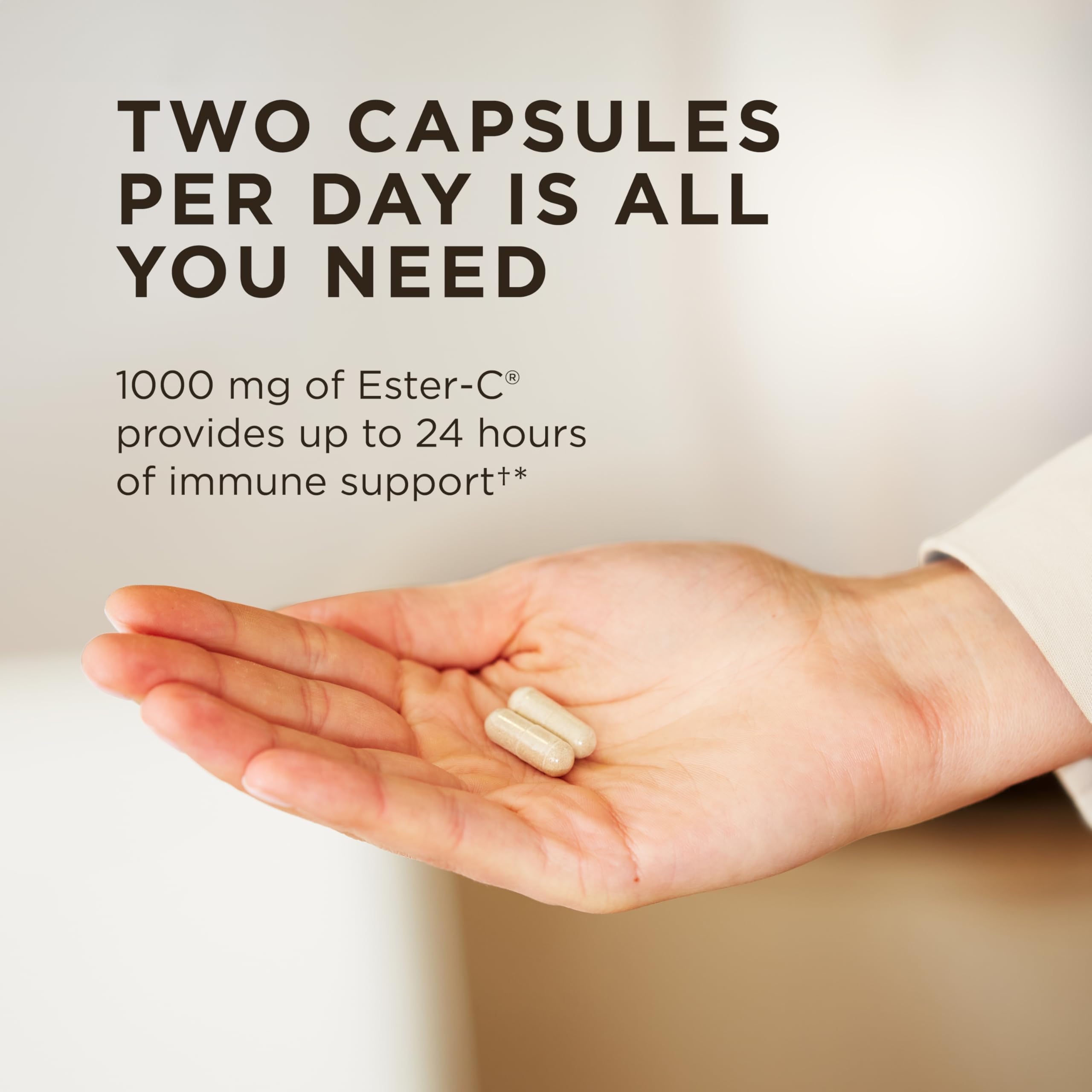 Solgar Ester-C Plus 500 mg Vitamin C Capsules packaging