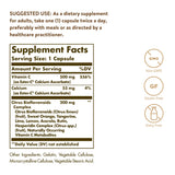 Solgar Ester-C Plus 500 mg Vitamin C Capsules side view
