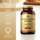 Solgar Flaxseed Oil 1250mg packaging details