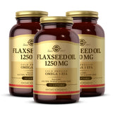 Solgar Flaxseed Oil 1250mg soft gel pack front view