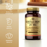 Solgar Gentle Iron Vegetable Capsules lifestyle scene on kitchen counter