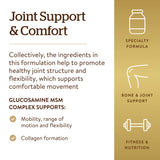 Solgar Glucosamine bottle cap open with tablets