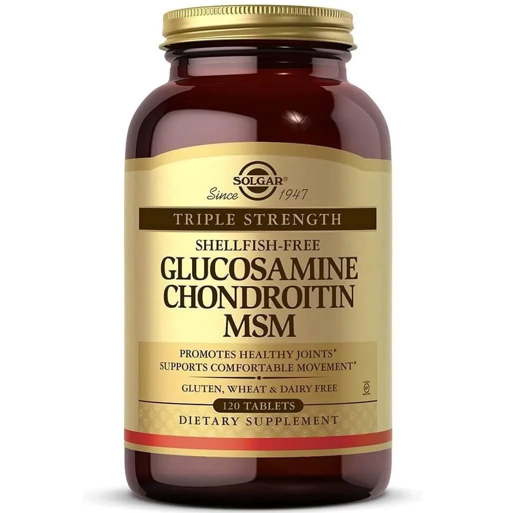 Solgar Glucosamine Chondroitin MSM 460g front view