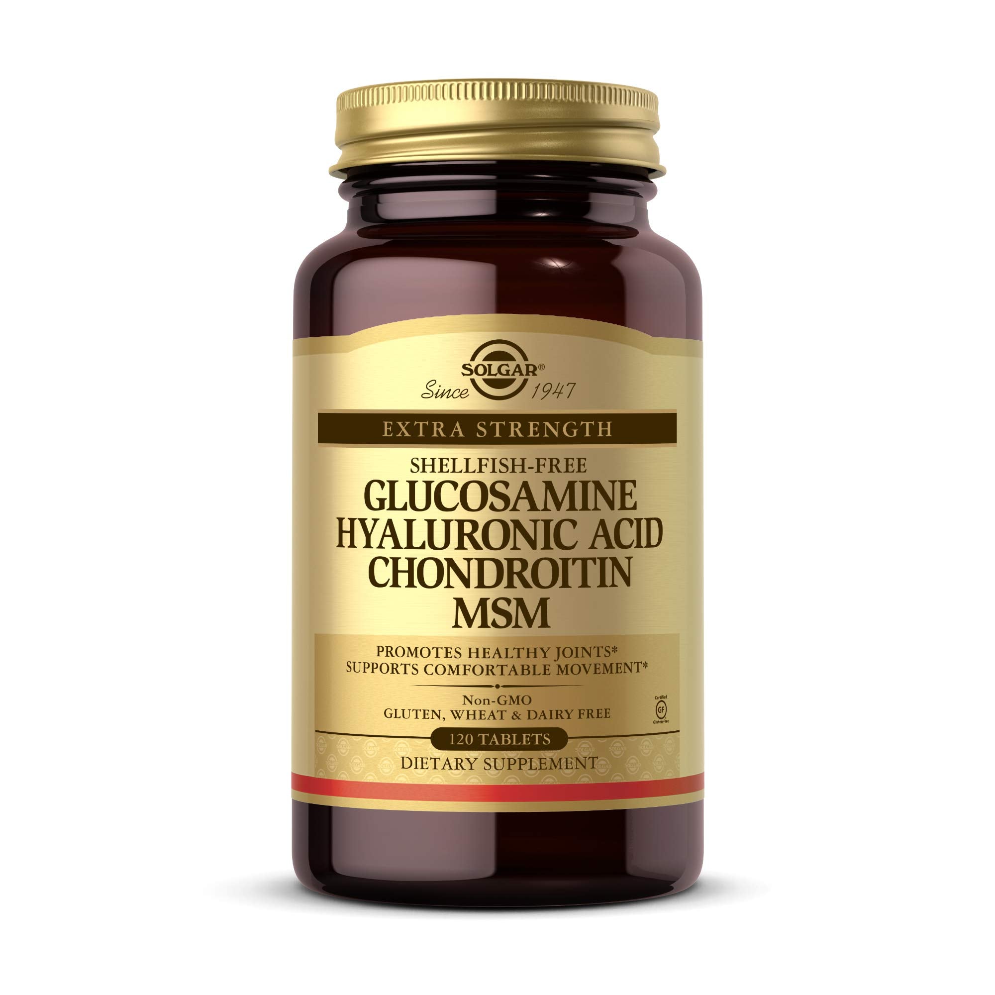 Solgar Glucosamine Chondroitin MSM supplement front view